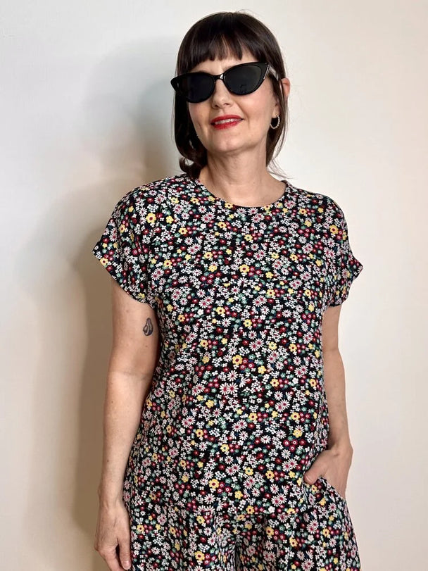 Lang Top - Dreamgirl Floral