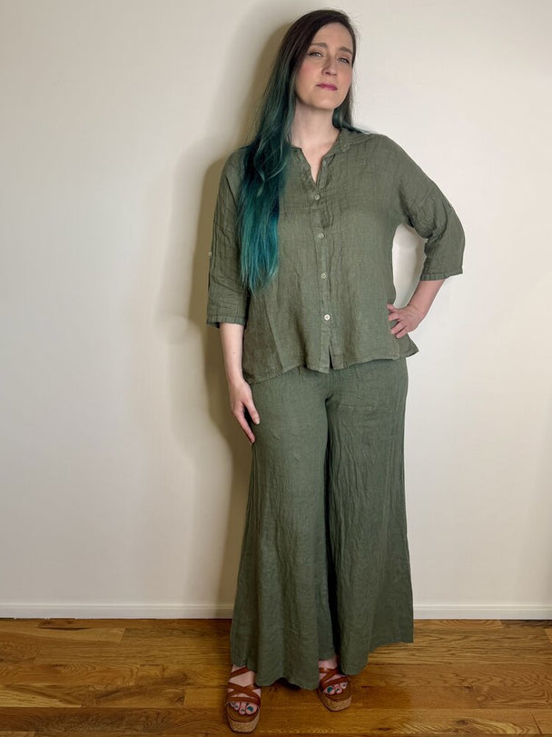 Bea Blouse - Army