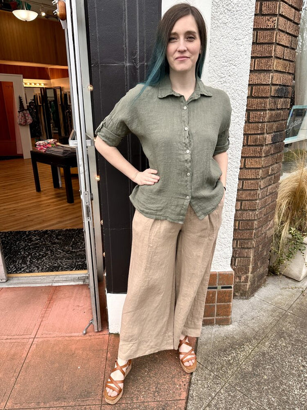 Bea Blouse - Army