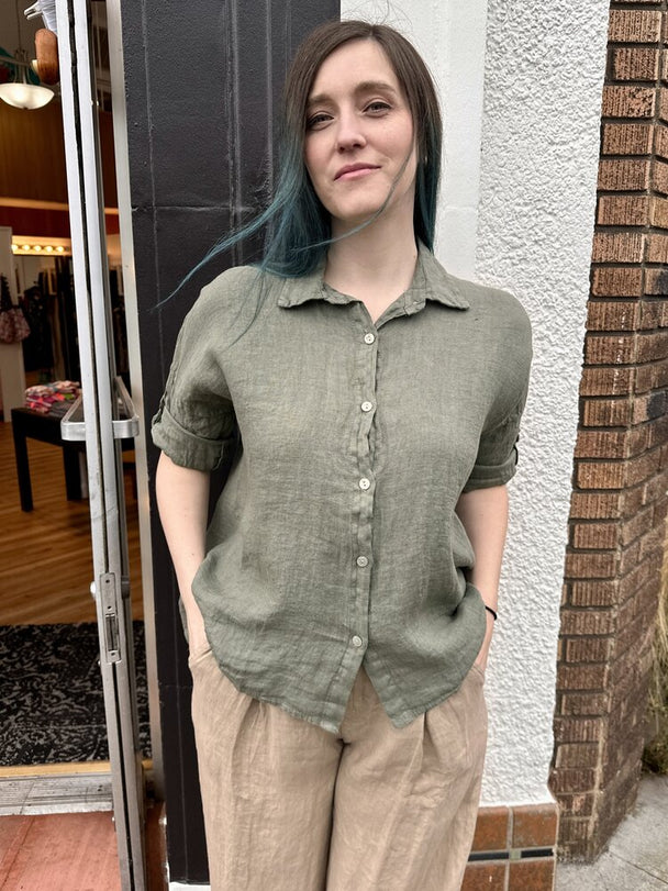 Bea Blouse - Army