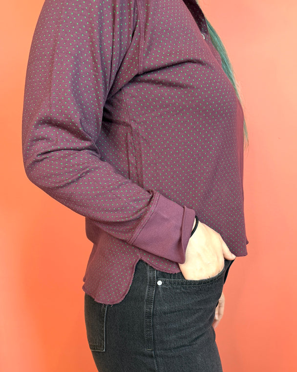 Henley - Polka Plum