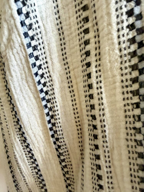 Nona Dress - Gauzy Stripe