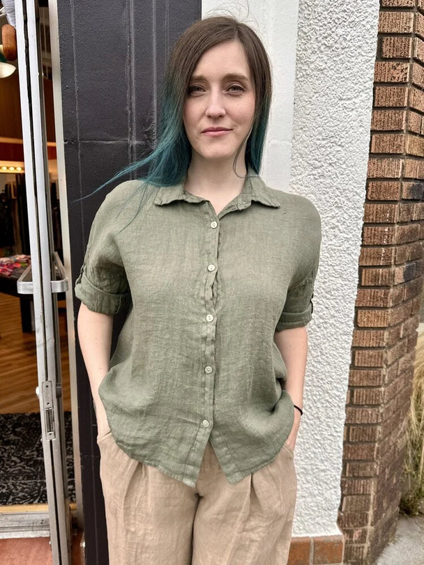 Bea Blouse - Army